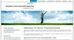 Desktop Screenshot of akerbofrikyrkoforsamling.se