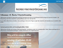 Tablet Screenshot of akerbofrikyrkoforsamling.se